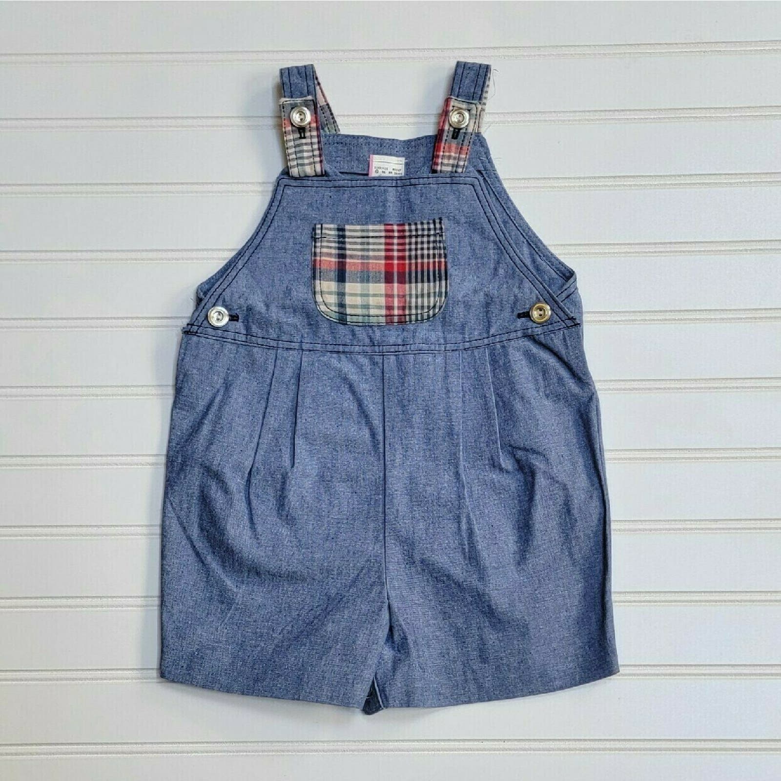 Nwot Vintage Chambray Shortalls